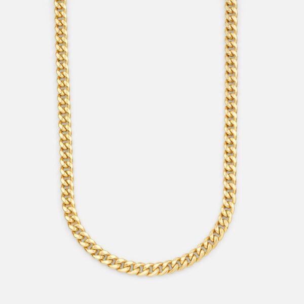 Corrente Groumet 4mm em Ouro Amarelo 18k, 70cm - Image 3