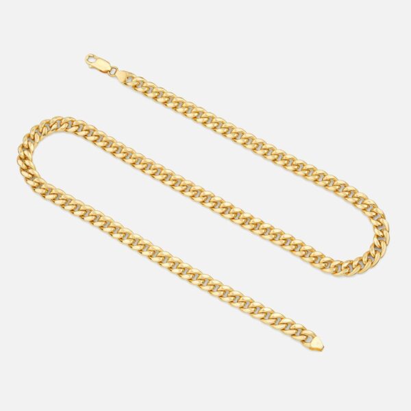Corrente Groumet 4mm em Ouro Amarelo 18k, 70cm - Image 2